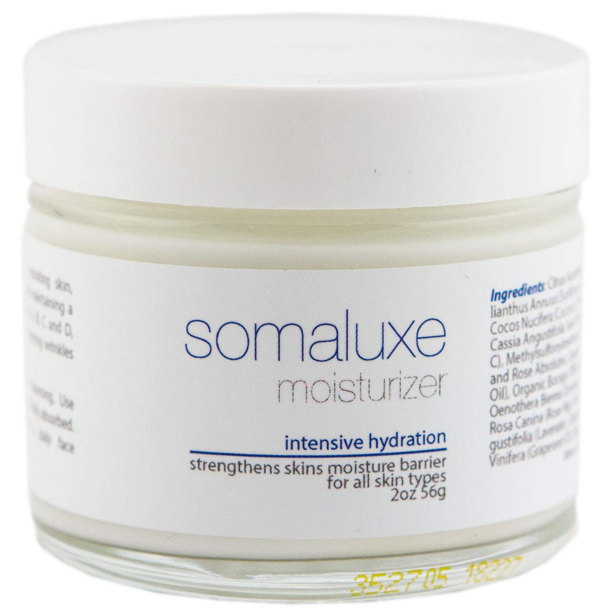Somaluxe Collagen Moisturizer with 3 Types of Collagen Peptides and Hyaluronic Acid, 2 oz
