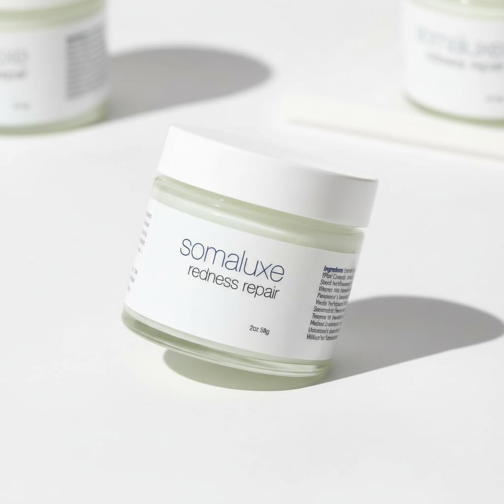 Somaluxe Redness Repair Moisturizer - Relief Lotion for Sensitive Skin and Rosacea, 2 oz