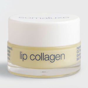 Somaluxe Lip Collagen glass jar with white lid